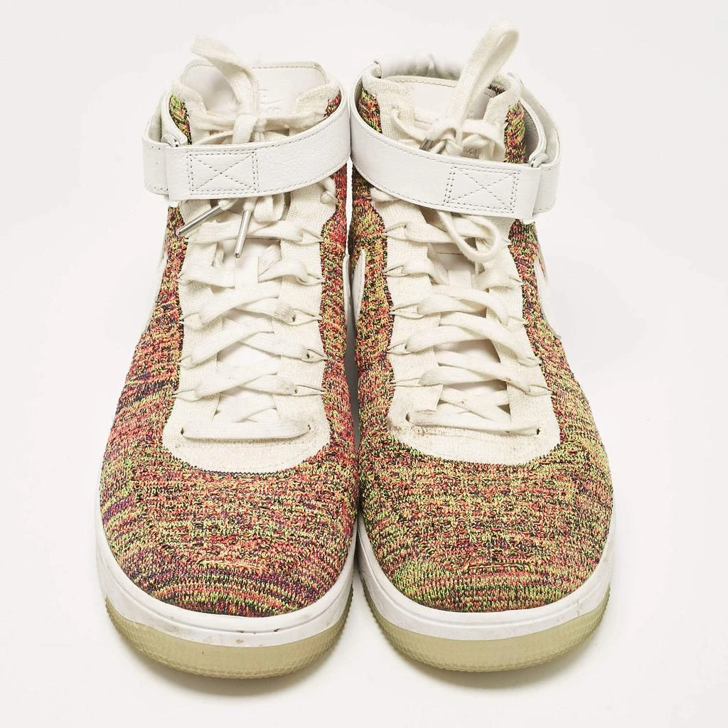 Jordan Air Jordans Multicolor Fabric and Leather Air Force High Top Sneakers Size 46 3