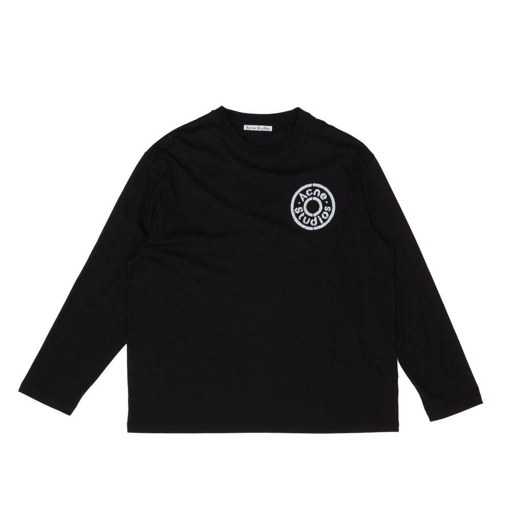 Acne Studios Acne Studios Logo Detailed Crewneck T-Shirt