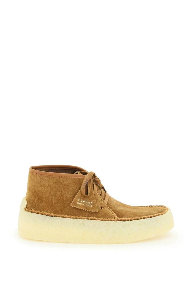 Clarks suede leather caravan lace-up shoes 1