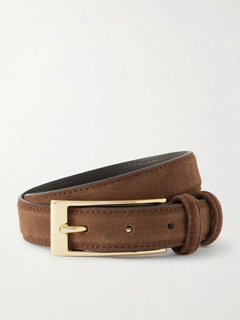 Andersons Suede Belt - Tan