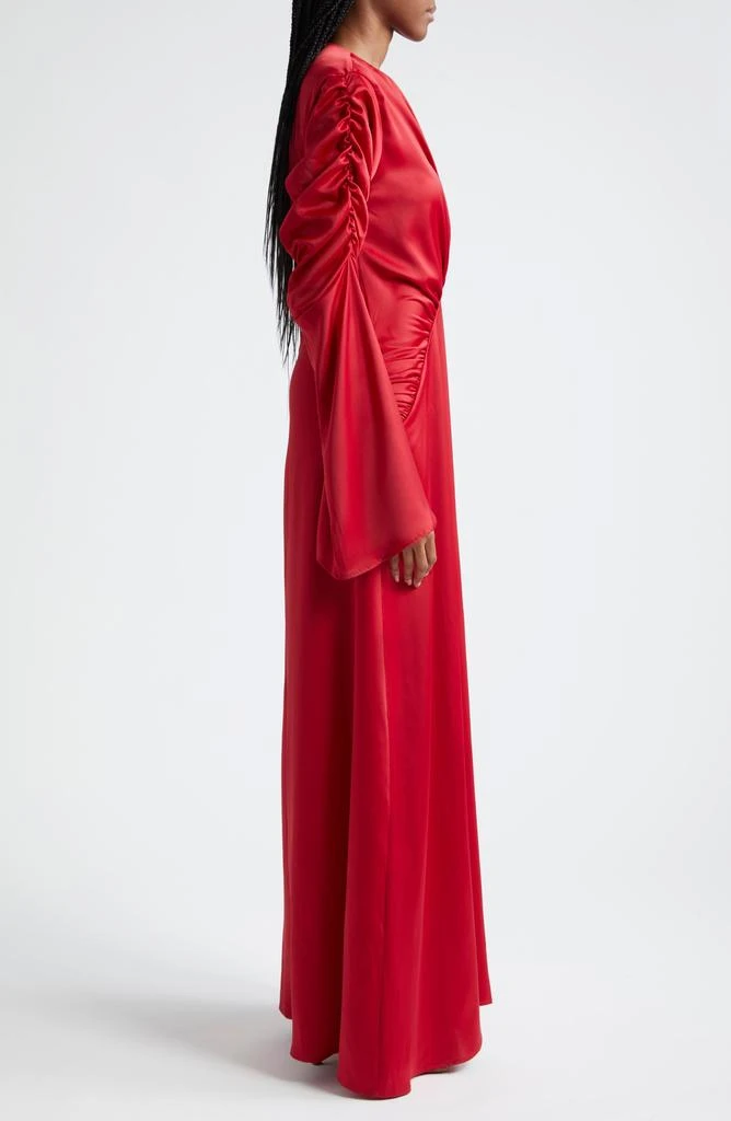 ORIRE The Jou Long Sleeve Satin Gown 3
