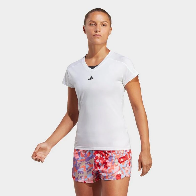 Adidas Women's adidas AEROREADY Train Essentials Minimal Branding V-Neck T-Shirt 1