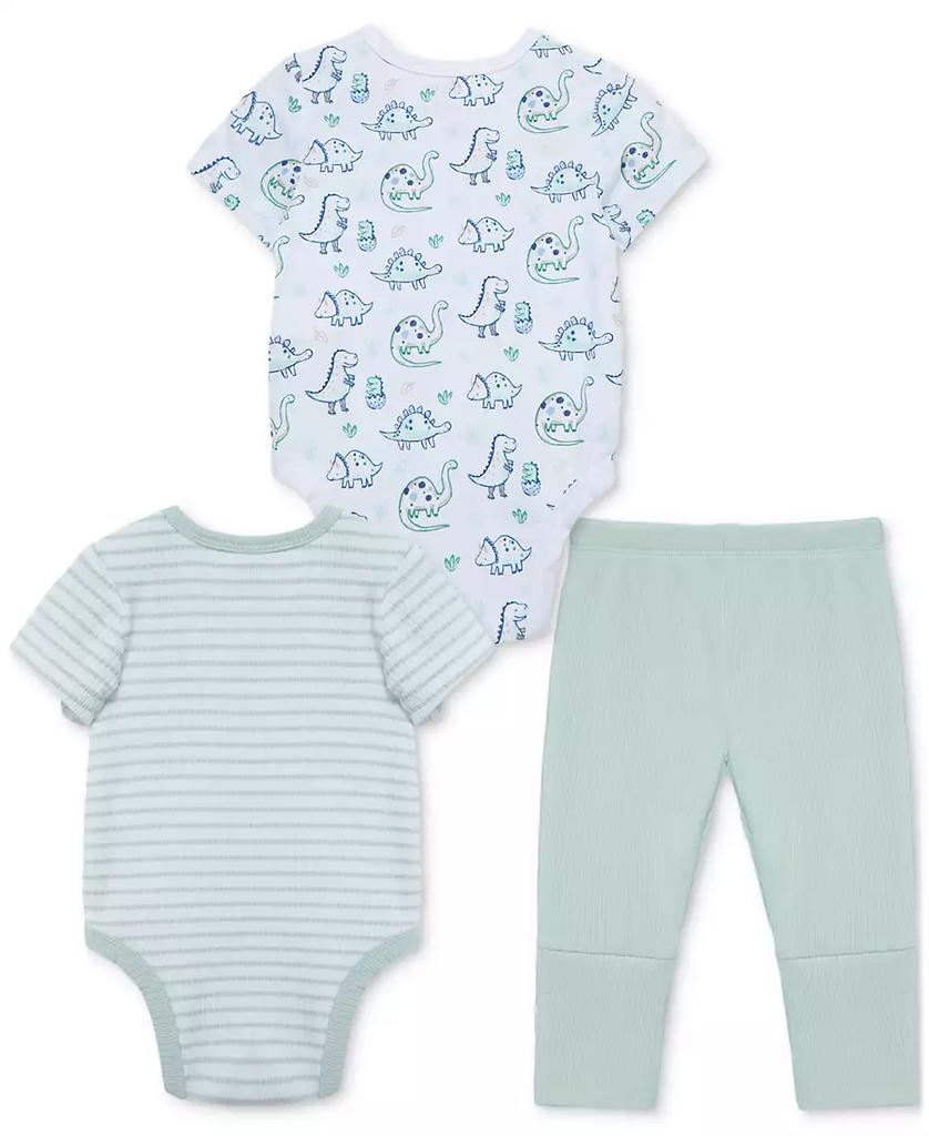 Little Me Baby Boys 3-Pc. Dino Bodysuits & Pants Set