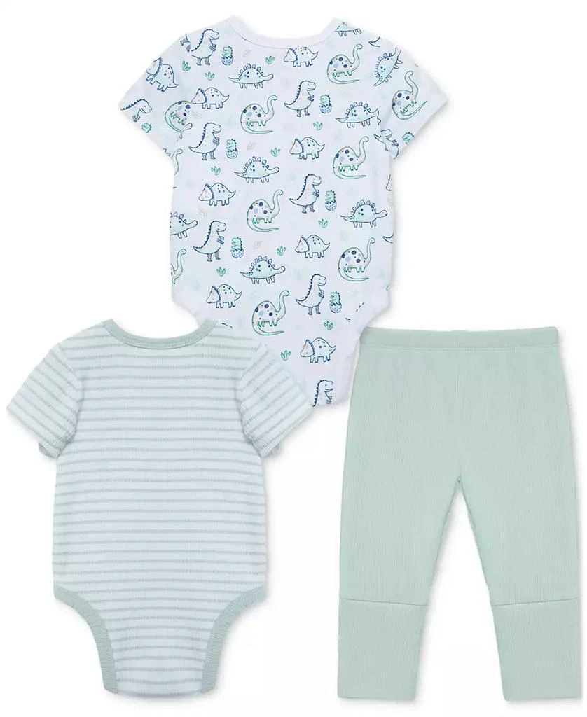 Little Me Baby Boys 3-Pc. Dino Bodysuits & Pants Set 2