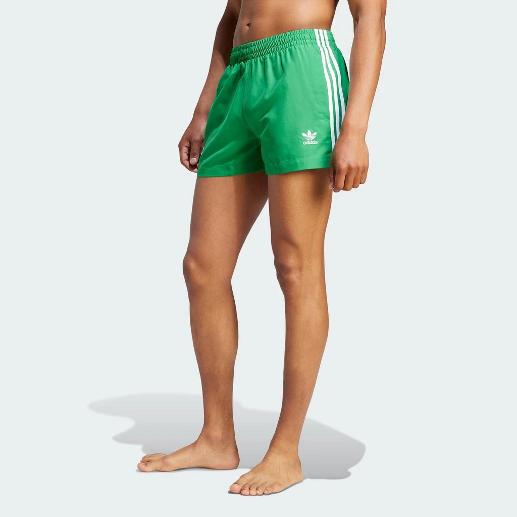 adidas Men's adidas Adicolor 3-Stripes Swim Shorts 7