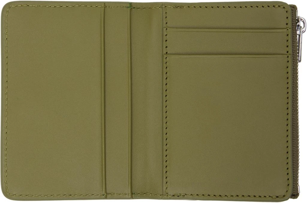 A.P.C. Green Stefan Zip Wallet 3