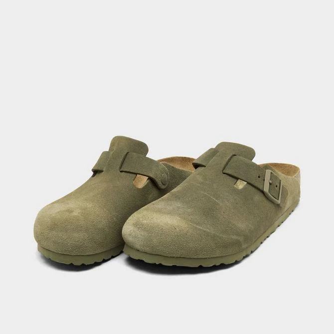 Birkenstock Men's Birkenstock Boston Suede Leather Birko-Flor Clogs 2