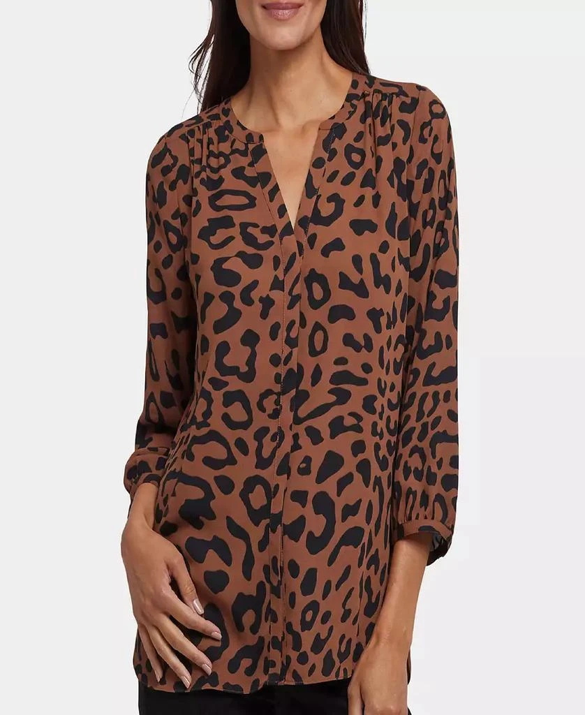 Macy's NYDJ Women's Pintuck V Neck Top 1