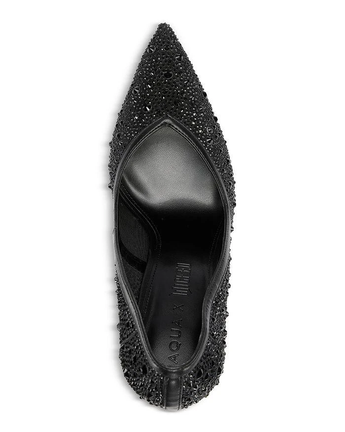 AQUA Women's Rhinestone Pumps - Exclusive 4