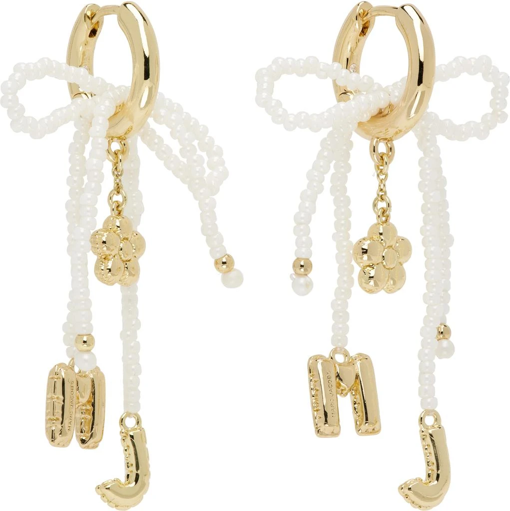 Marc Jacobs 
The Beaded MJ
 Earrings 2