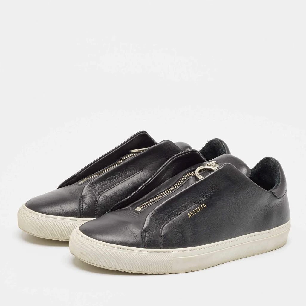 Axel Arigato Axel Arigato Black Leather Clean 90 Zip Up Sneakers Size 40 2