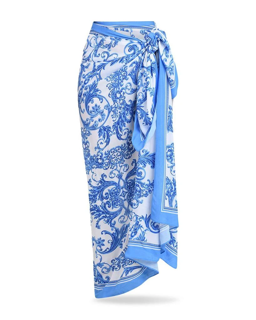 L'Agence Maribel Baroque Pareo Swim Cover-Up 7