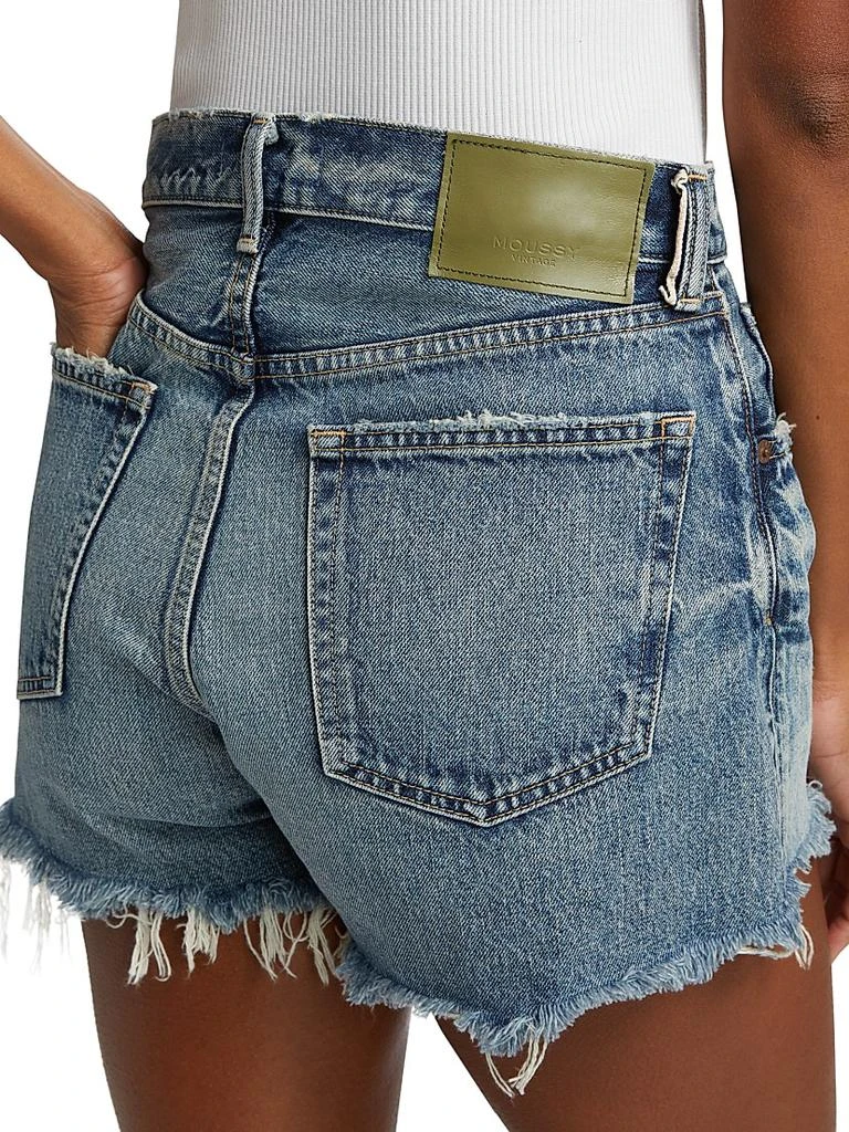 MOUSSY VINTAGE Douglaston Mid-Rise Denim Shorts 6