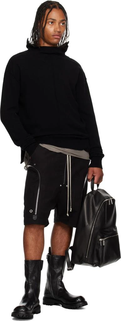 Rick Owens Black Concordians Backpack 4