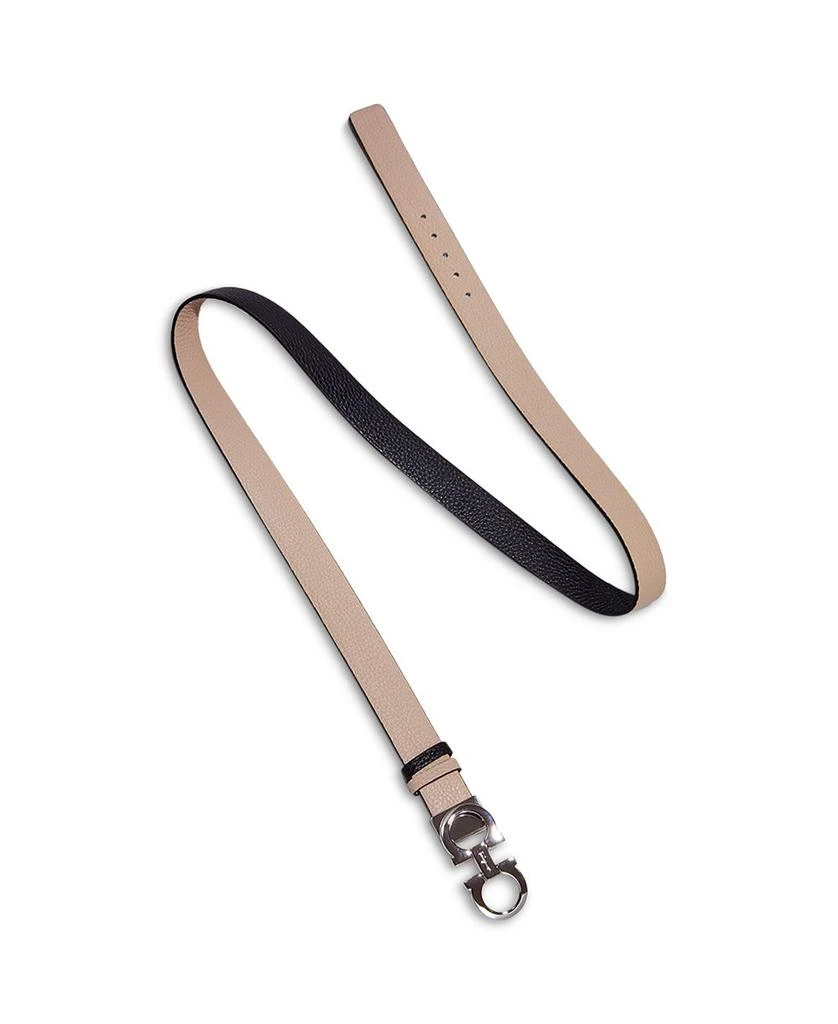 Salvatore Ferragamo Salvatore Women's Skinny Gancini Belt 5