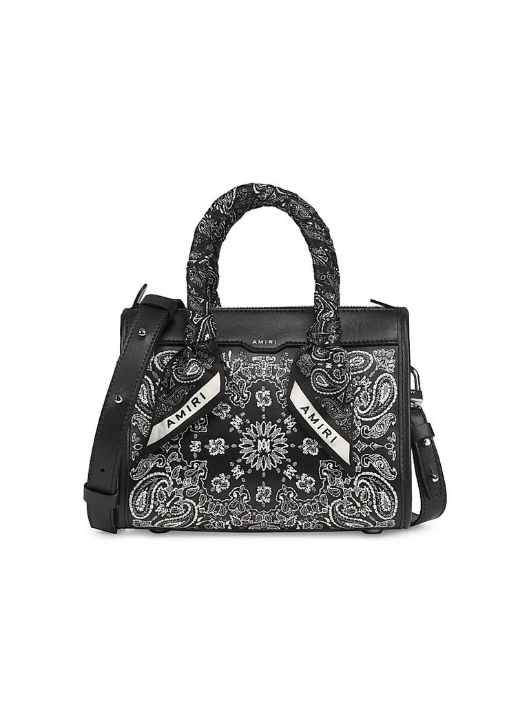 AMIRI Micro Bandana Triangle Leather Top Handle Bag 1