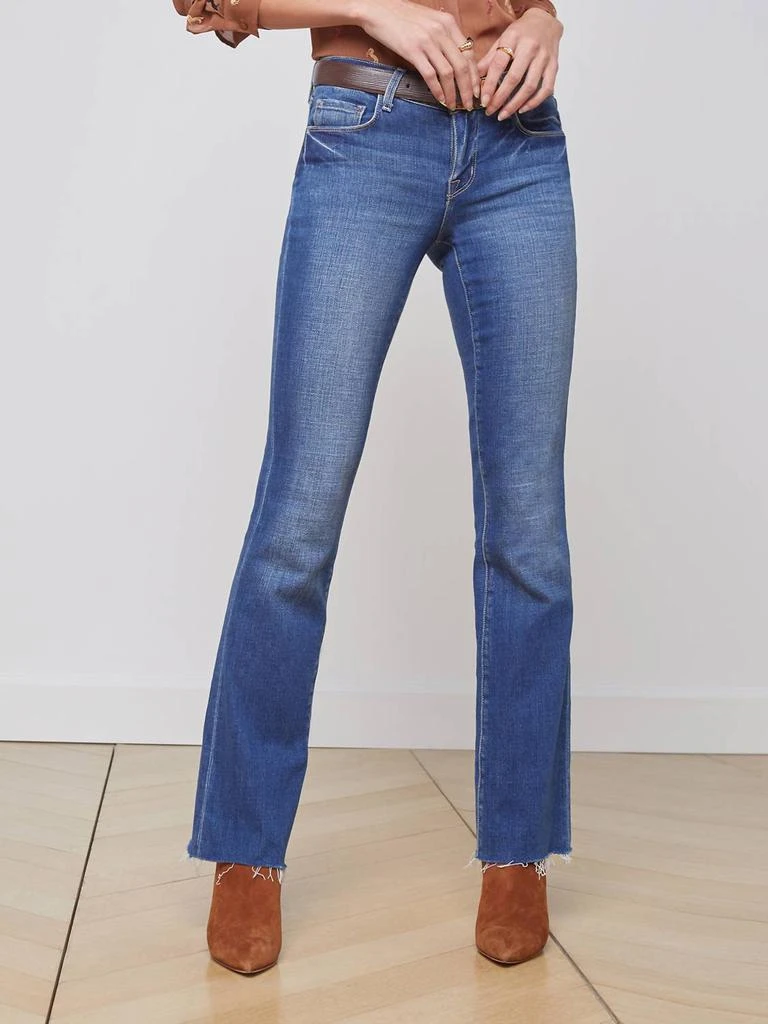 L'Agence L'Agence - Sneeki Low Rise Sneaker Straight Jean 1