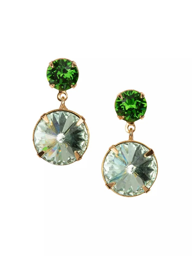 Jennifer Behr Lylah 24K Gold-Plated &amp; Crystal Drop Earrings 1