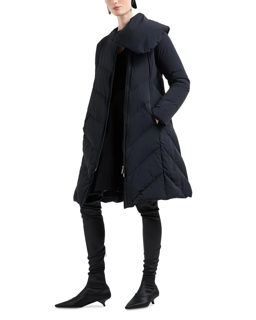 Emporio Armani Pillow Collar Puffer Coat 2