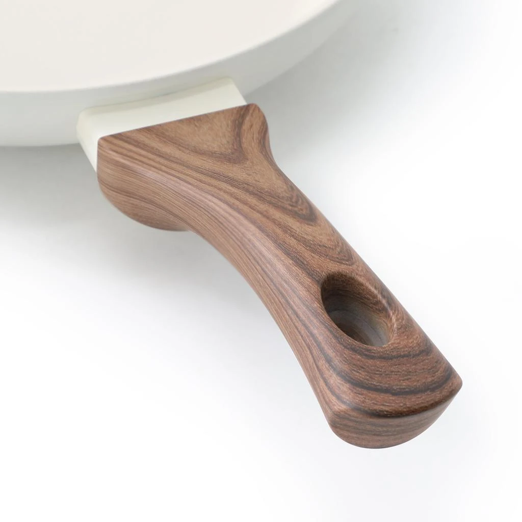 Oster Amberg Choice 8 Inch Ceramic Nonstick Forged Aluminum Frying Pan in Off-White 4