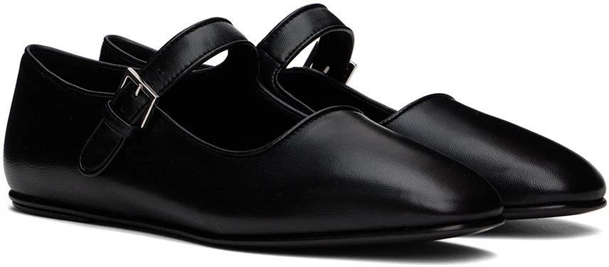 The Row Black Ava Ballerina Flats 4