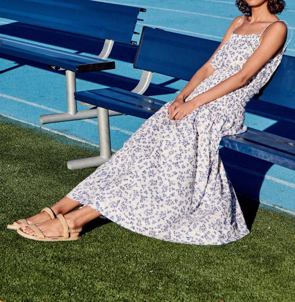 Sundry Sundry - Ditsy Smocked Maxi Dress 3