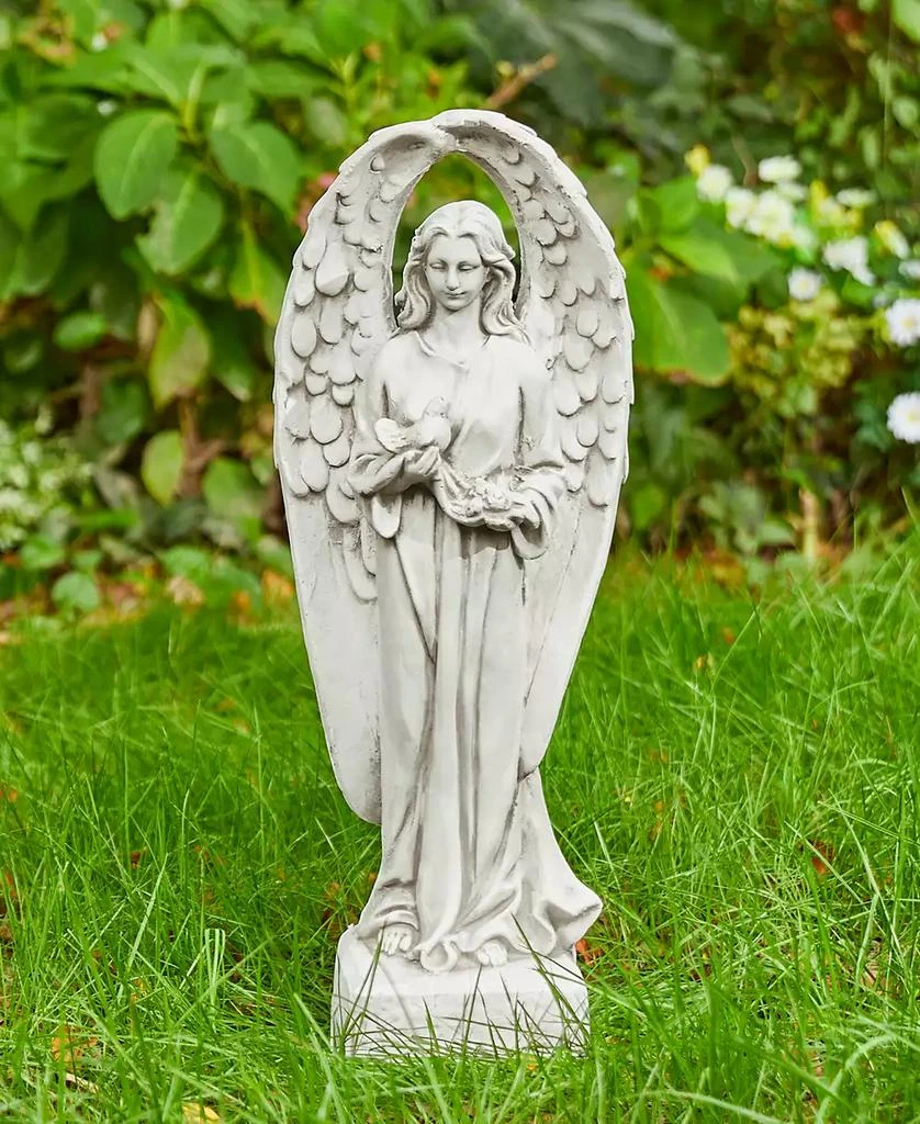 Glitzhome Standing Archangel Garden Statue 7
