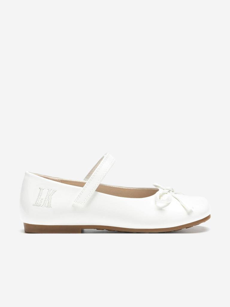 Lelli Kelly Girls Erica Ballerina Shoes in White