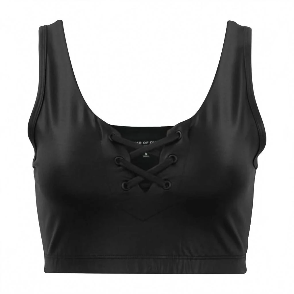 Year Of Ours Gloss Football Sport Bra In Black 2