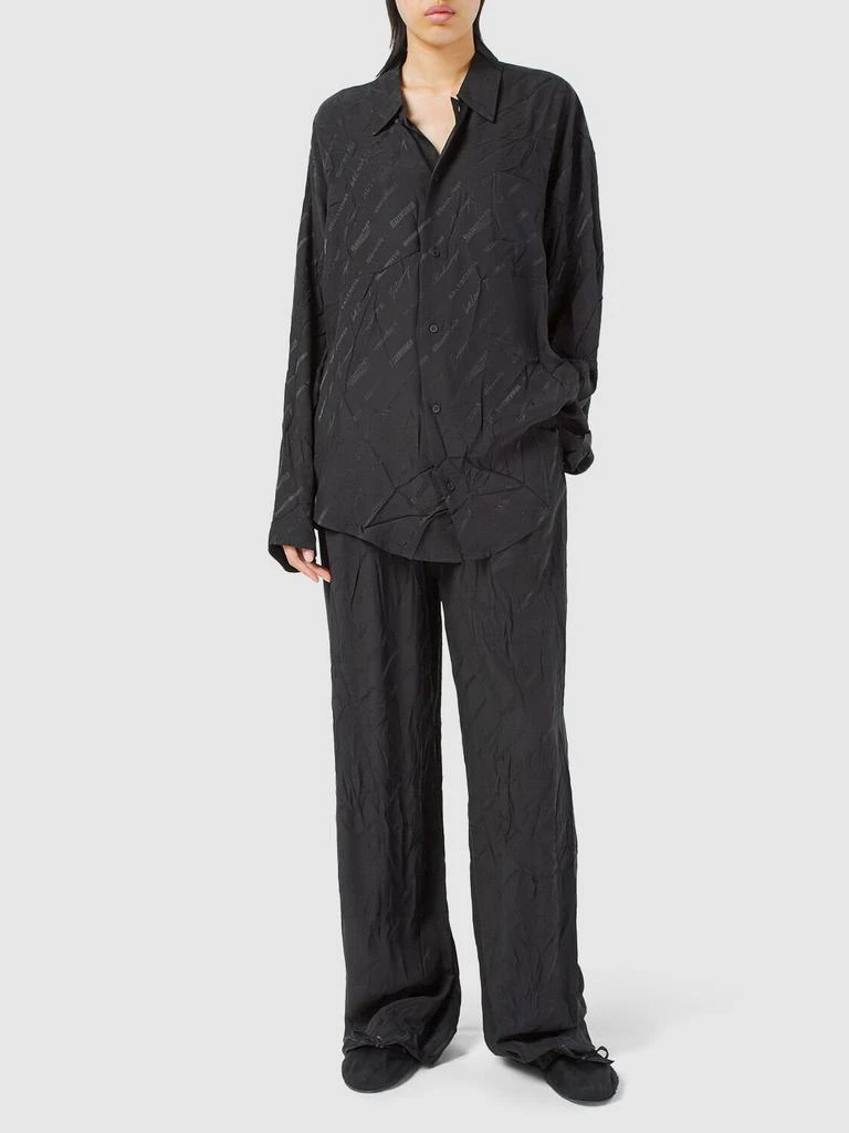 Balenciaga Allover Logomania Jacquard Pants 1