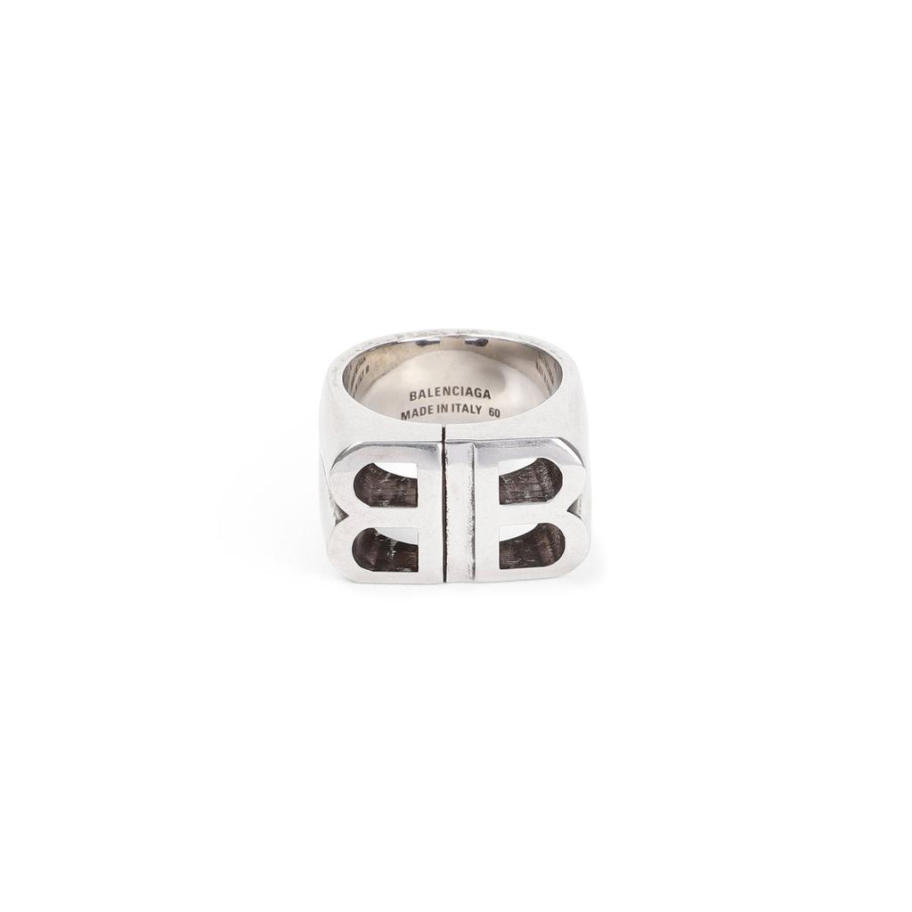 Shop Balenciaga BB Signet Ring on Sale at BeyondStyle – Get 20