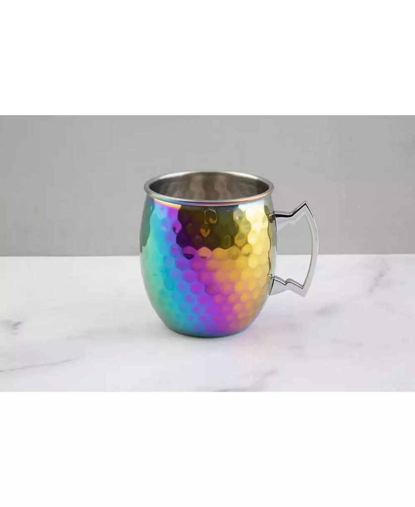 Thirstystone 20 Oz Hammered Moscow Mule Mugs, Set of 4 5