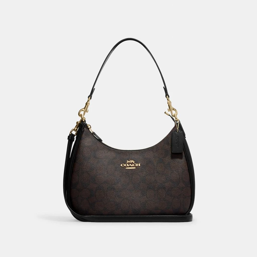 Coach Outlet Coach Outlet Teri Hobo In Signature Canvas 1