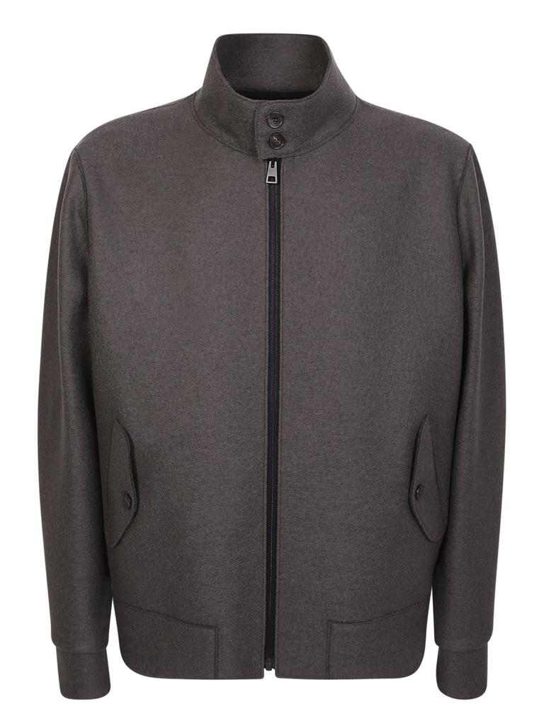 Harris Wharf London Harris Wharf London Zip-Up Button Collared Jacket
