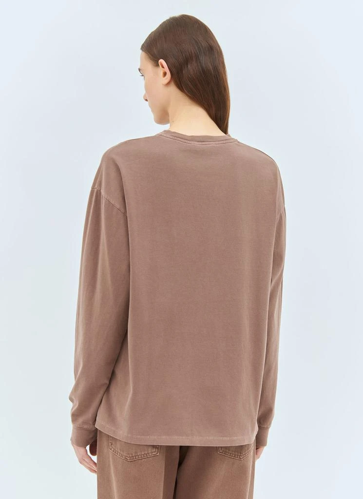 Miu Miu Long-Sleeve Logo T-Shirt 5