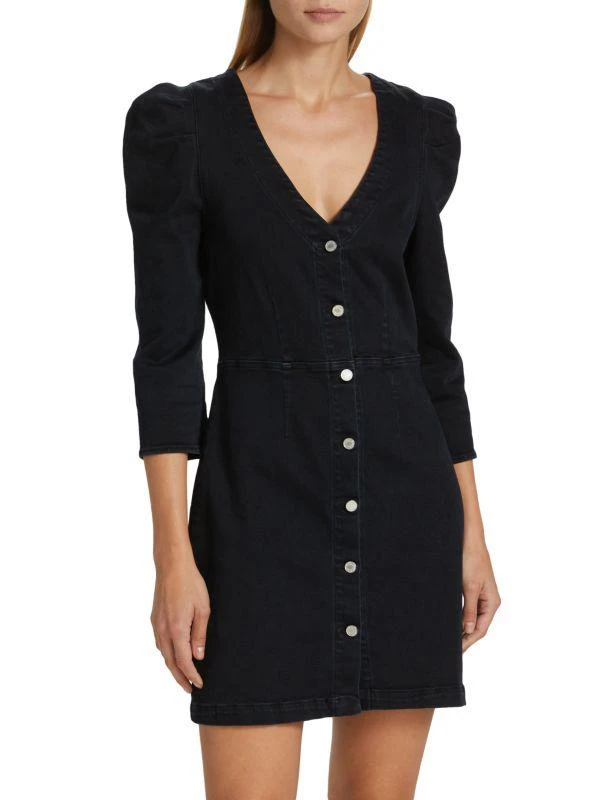 Le Jean Selena Stretch Denim Minidress 1