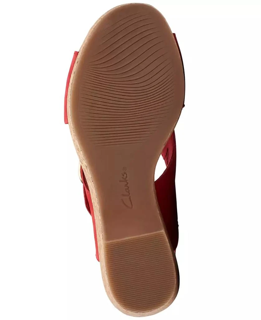 Clarks Women's Giselle Dove Wedge Sandals 5