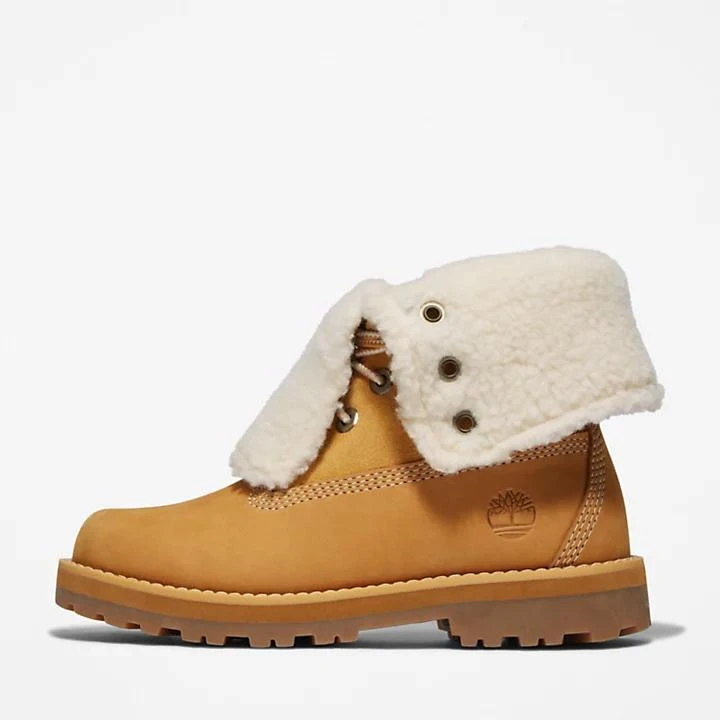 Timberland Courma Kid Warm-lined Fold-Down Boot for Youth in Yellow 8