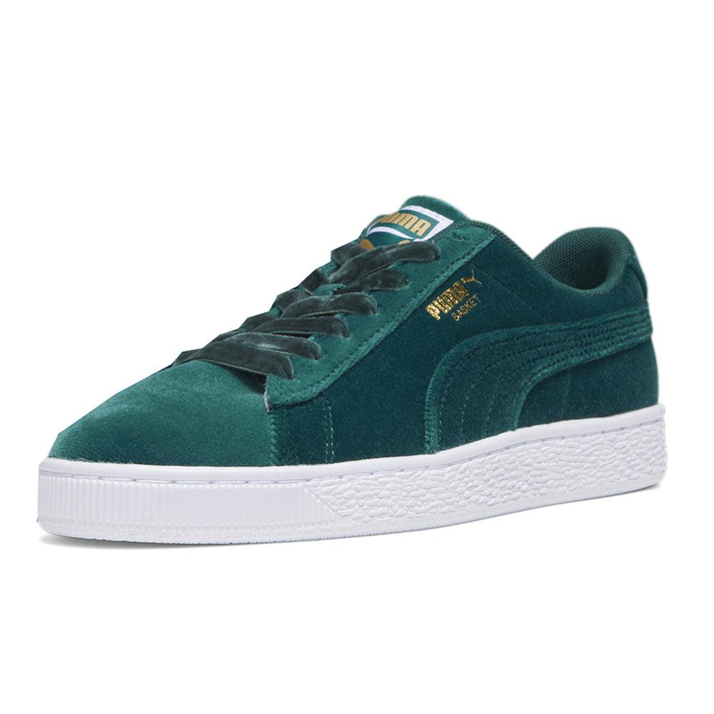 Puma Basket Classic Velvet Lace Up Sneakers