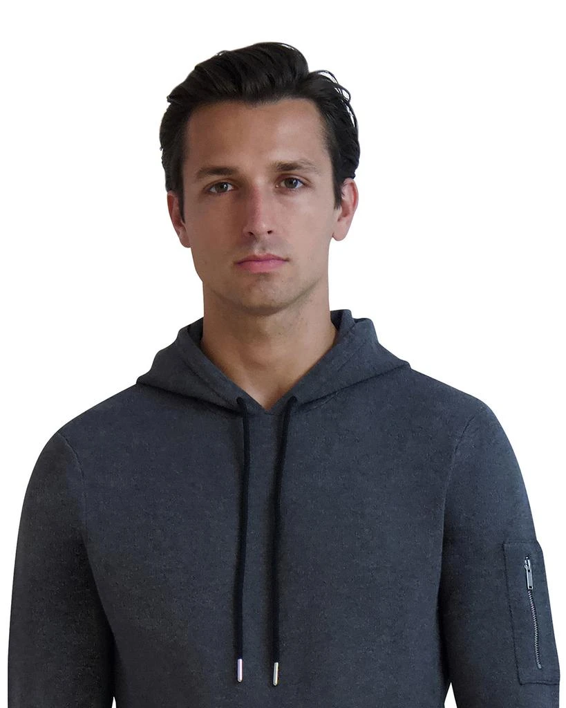 Karl Lagerfeld Paris ZIPPER SLEEVE SWEATER HOODIE 6