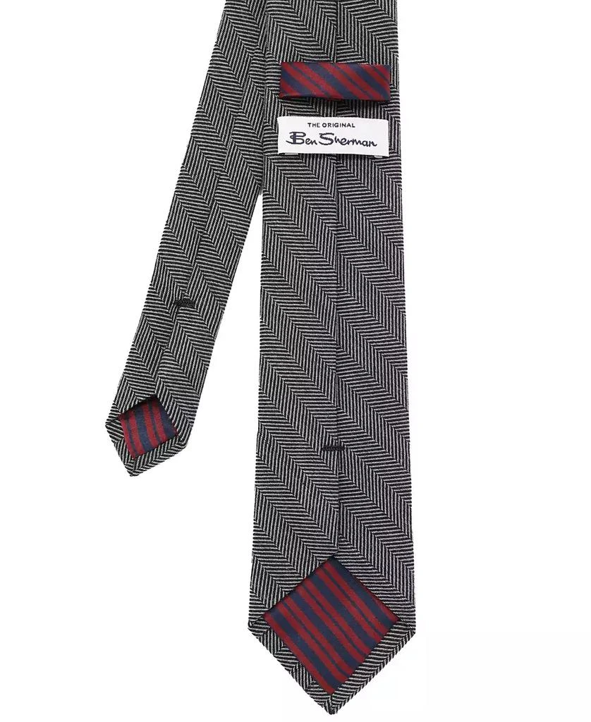 Ben Sherman Men's Textured Silk Tie 2