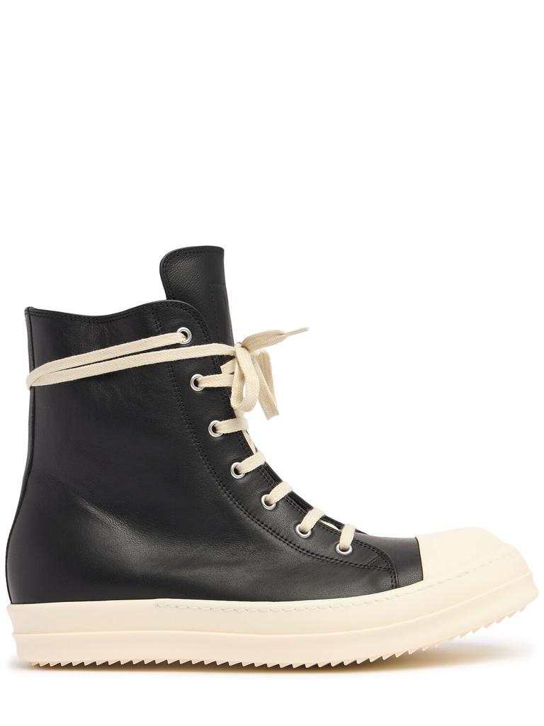Rick Owens Geobasket Sneakers (Natural/Natural/Natural Clear Rick Owens Geobasket Sneakers (Natural/Natural/Natural Clear