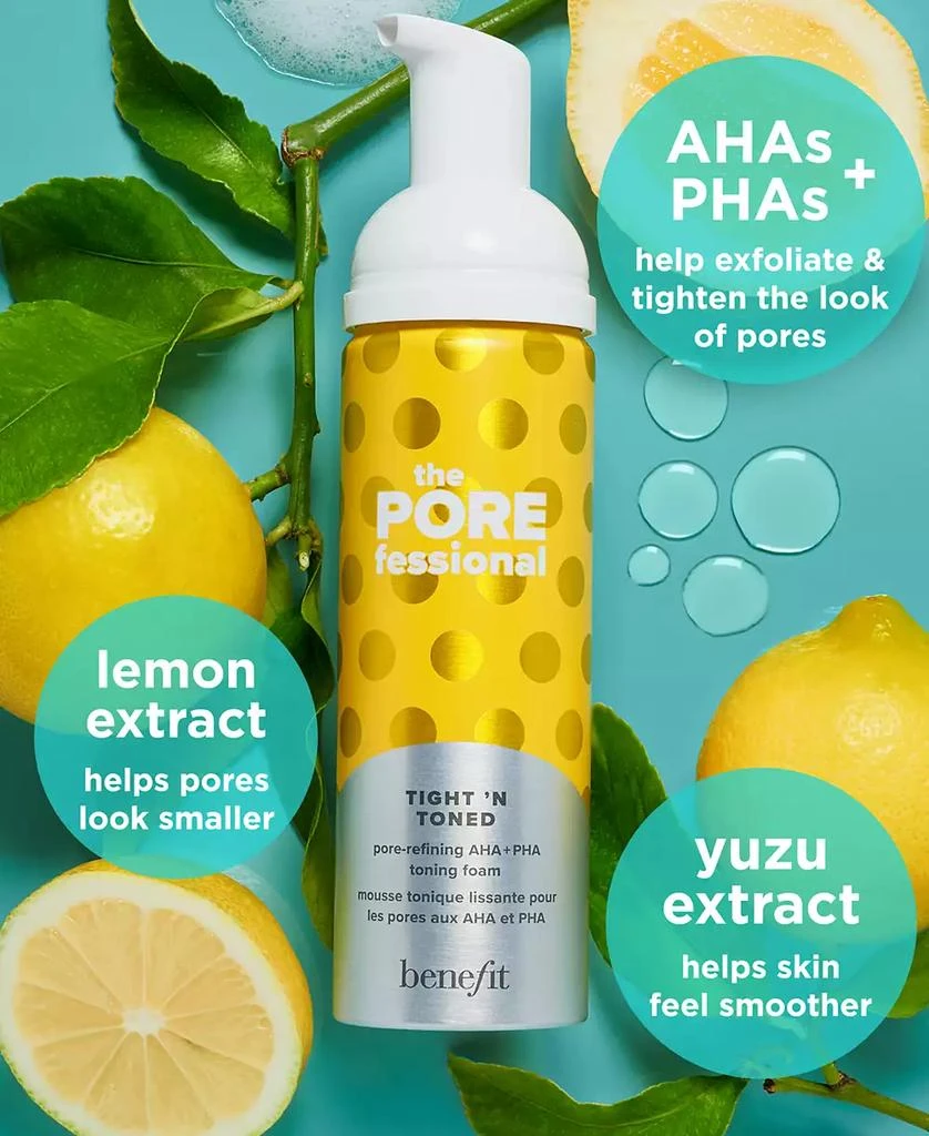 Benefit Cosmetics The POREfessional Tight 'N Toned Pore-Refining AHA+PHA Toning Foam Mini 8