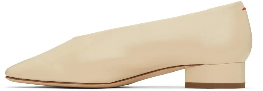 AEYDE Off-White Delia Ballerina Flats 3
