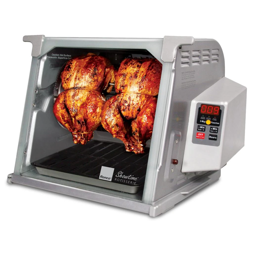 Ronco Ronco Digital Rotisserie Oven, Platinum Digital Design, Large Capacity (15lbs) Countertop Oven 1
