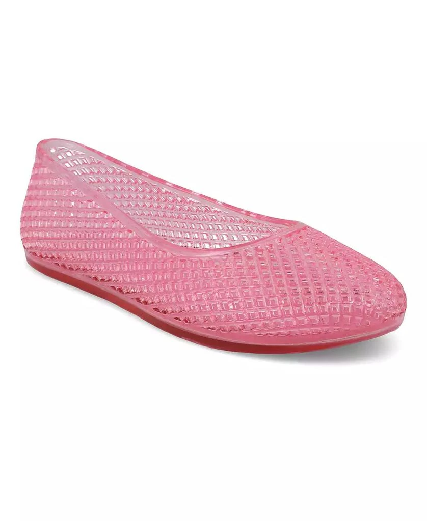 MIA Women's Gelina Jelly Ballet Slip-On Flats 1