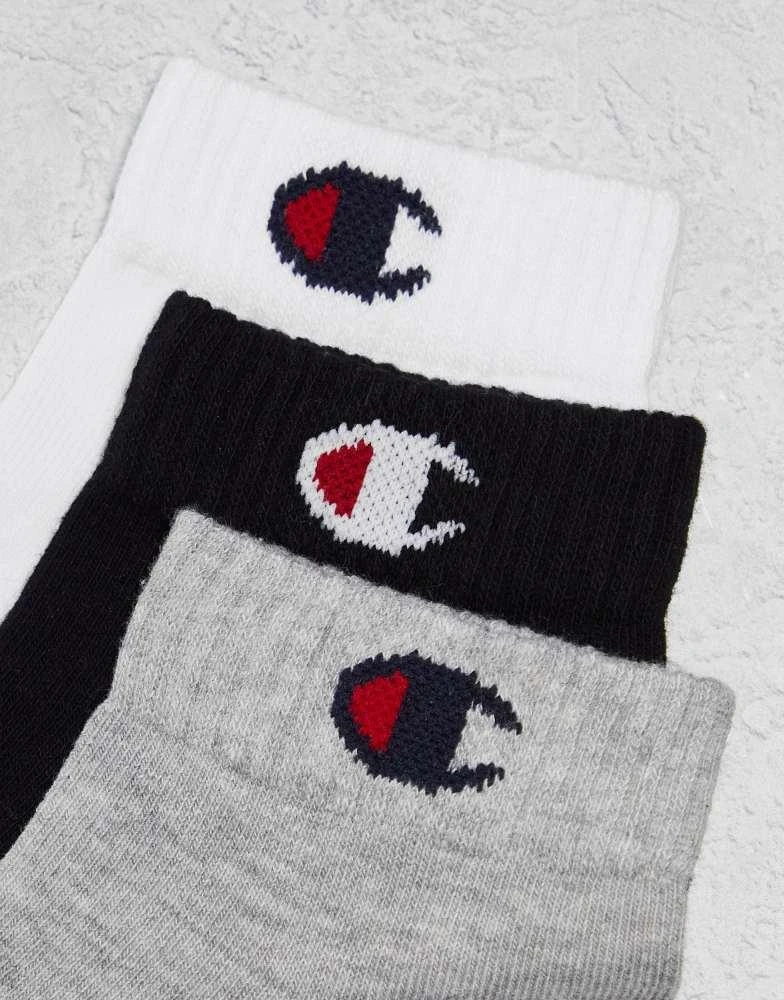 CHAMPION Champion 3 pack crew socks in multi 4