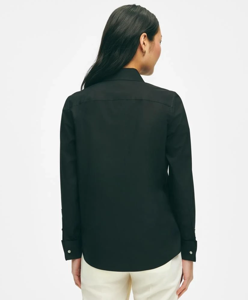 Brooks Brothers Black Fleece Pleated Tuxedo Shirt in Sea Island Cotton 4