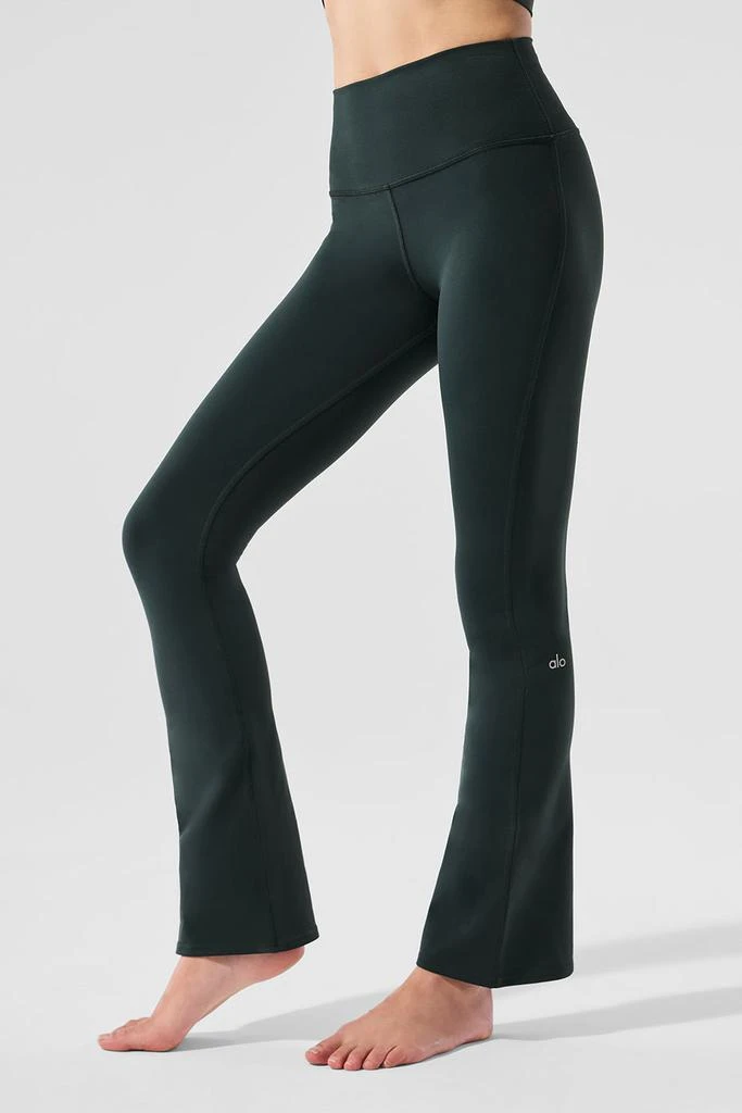 Alo Airbrush High-Waist 7/8 Bootcut Legging - Charcoal Green 4