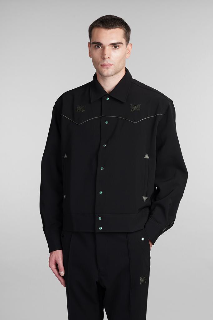 Needles Casual Jacket In Black Polyester